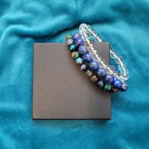 Lapis Lazuli bead bracelets